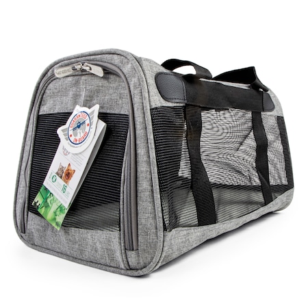 Sherpa Element Airline Approved Pet Carrier, Gray, Medium 55556-99995-006